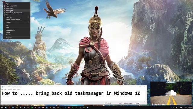HOW TO ..... bring back old taskmanager in Windows 10 смотреть онлайн