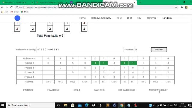 Page Replacement Algorithms and Belady's Anomaly project video смотреть онлайн