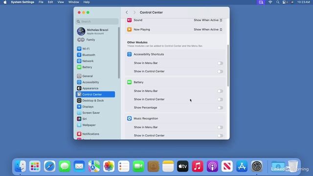 06 - Use the Control Center and customize the toolbar смотреть онлайн