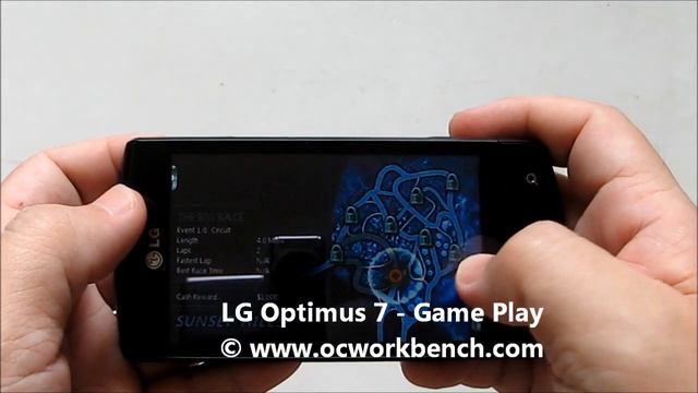 LG Optimus 7 game playback @ ocworkbench смотреть онлайн