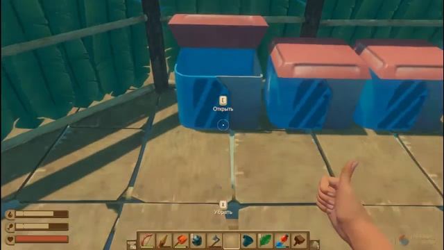 Raft c Игорем #11 Строим склад. смотреть онлайн