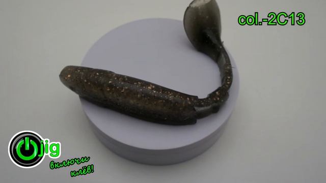 Мягкая приманка Swimbait Kopyto 8L"-20 см. Цвет 2C13 (2 шт) трофейная щука, судак, сом смотреть онлайн
