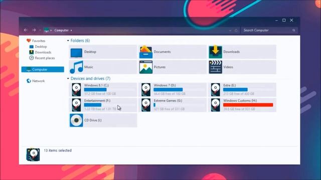 Windows 8.1 Theme - Cosmo смотреть онлайн