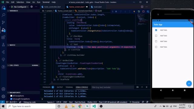 Build a Todo App in Flutter with GetX - Part 1: State Management Made Easy! смотреть онлайн