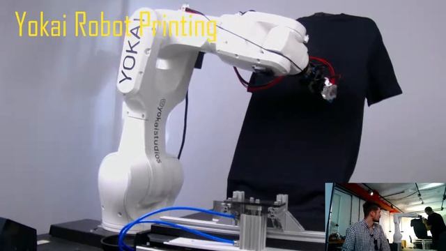 We Produce Unique Textile Designs With A Robot Live