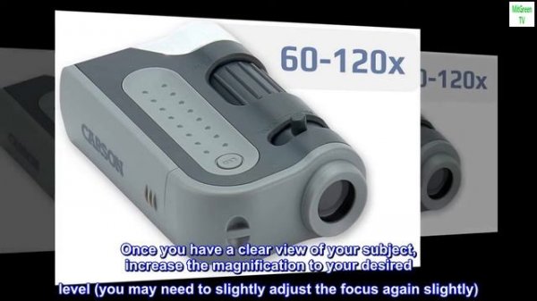 Carson MicroBrite Plus 60x-120x Power LED Lighted Pocket Microscope