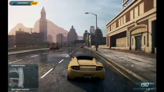 Need for speed - Most wanted (Tesla Roadster Sport ACCELERATION + MAX SPEED) - PC смотреть онлайн