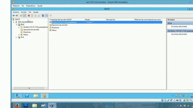 Servidor DHCP Windows Server 2012-Cliente Debian смотреть онлайн
