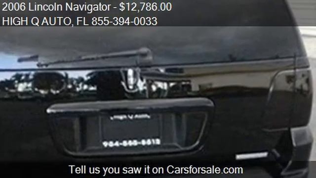 2006 Lincoln Navigator for sale in Plantation, FL 33317 at t смотреть онлайн