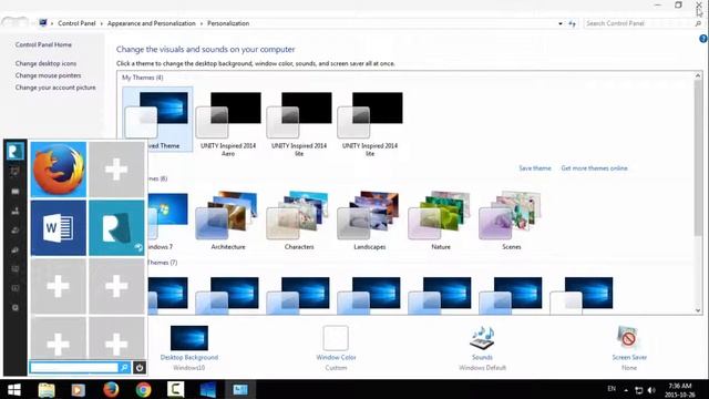 حول شكل الويندوز لديك الى شكل ويندوز 10 الجديد مع البرنامج العملاقه Windows 10 Skin Pack 6.0 смотреть онлайн