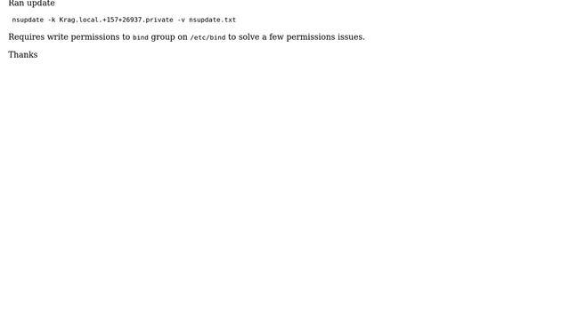 Unix & Linux: Setup of DNS zone with secure zone updates смотреть онлайн