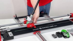 Преимущества и комплектация ручного плиткореза DIAM Extra Line twin 850L.