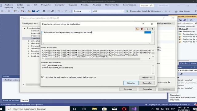 Configuración de Visual Studio 2019 con Freeglut para c++ смотреть онлайн