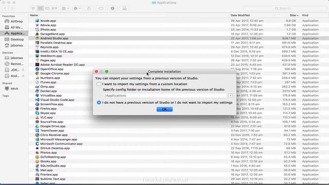 Installing Android Studio on Mac смотреть онлайн