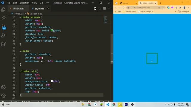 WINDOWS 10 LOADING ANIMATION CSS. смотреть онлайн