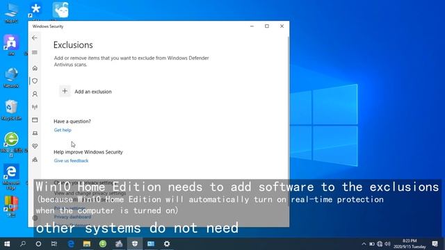2.6 Add folder to windows defender? смотреть онлайн