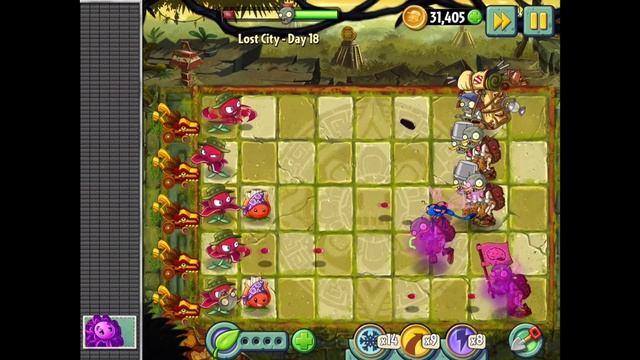 Plants vs Zombies 2 | Lost City Day 18 | Walkthrough смотреть онлайн