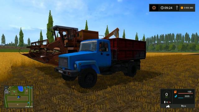 Farming Simulator 2017 мод грузовик ГАЗ 3307 смотреть онлайн