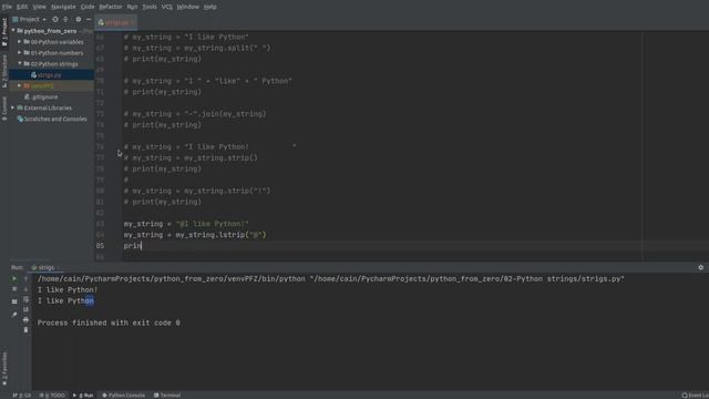 Уроки Python для начинающих | Строки в Python | Форматирование, методы строк, срезы строк в Python смотреть онлайн