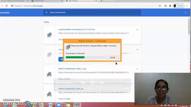 Class XI &XII Python Installation of SQL in WINDOWS смотреть онлайн
