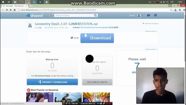 Como descargar Geometry Dash 2.01 Para Pc ( WINDOWS 7,8,10)// GAMERSTUTOS.. смотреть онлайн