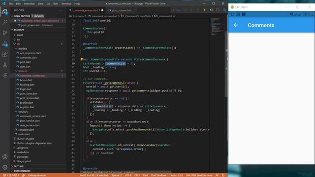 Flutter Blog App - Laravel Rest Api #6 смотреть онлайн