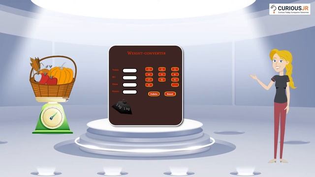 Weight Converter: Tonne, Kilogram, Gram and Pound | Learn to Code on CuriousJr смотреть онлайн