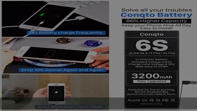 [3200mAh] Battery for iPhone 6S (2023 New Version), Conqto New Upgraded Higher Capacity 0 Cycle Bat смотреть онлайн