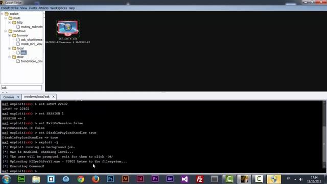 Cobalt strike : privelage escalation on windows 7/8, Bypass UAC смотреть онлайн
