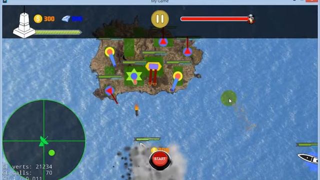 Island Defence - Demo Game with Cocos2d-x смотреть онлайн