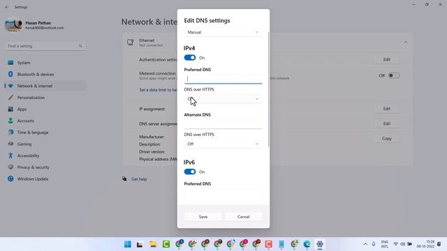 change DNS settings on Windows 11 Computer смотреть онлайн