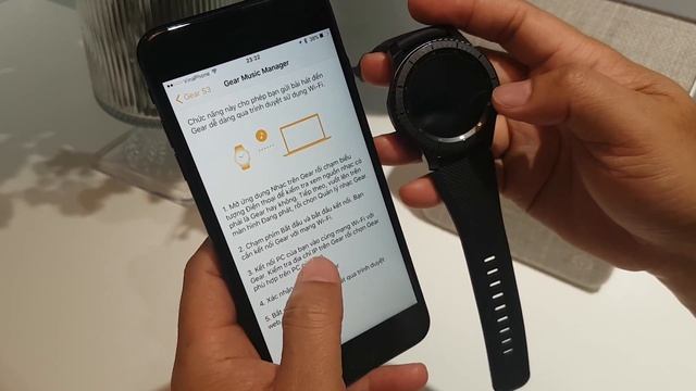 Cài đặt và dùng thử Gear S3 với iPhone thông qua ứng dụng chính thức từ Samsung. смотреть онлайн