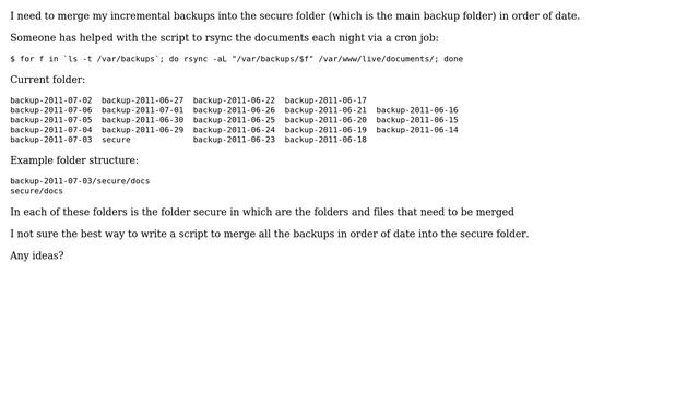 DevOps & SysAdmins: Merge incremental rsync backups (2 Solutions!!) смотреть онлайн