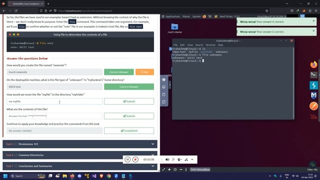 Linux Fundamentals Part 2 || TryHackMe || Cyber Security || смотреть онлайн