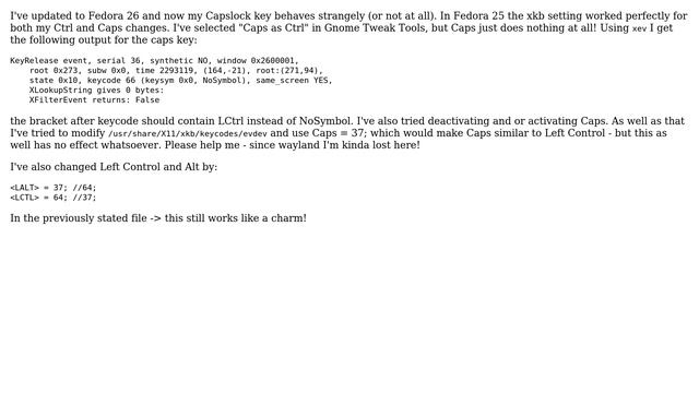 Unix & Linux: Map Capslock to Control on Wayland (3 Solutions!!) смотреть онлайн