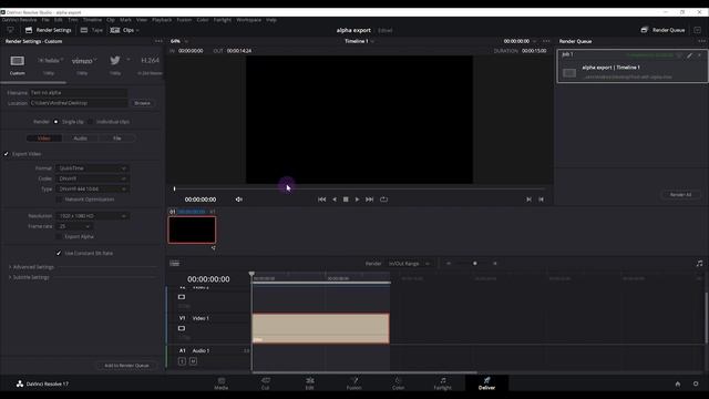 Esportare la trasparenza (Alfa) | Deliver | Davinci Resolve ITA смотреть онлайн