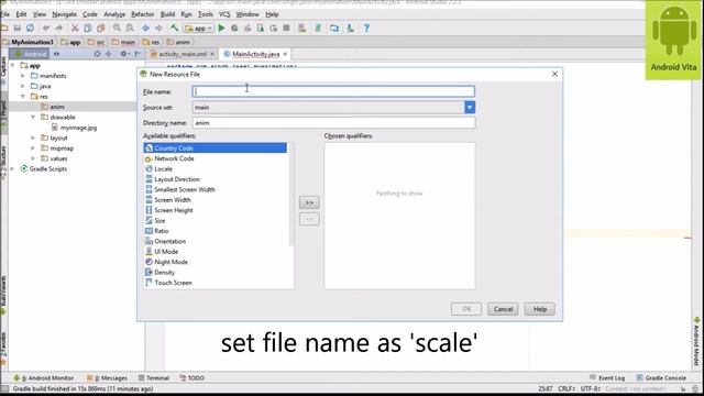 How to Create Image Scaling Animation in Android Apps using Android studio смотреть онлайн