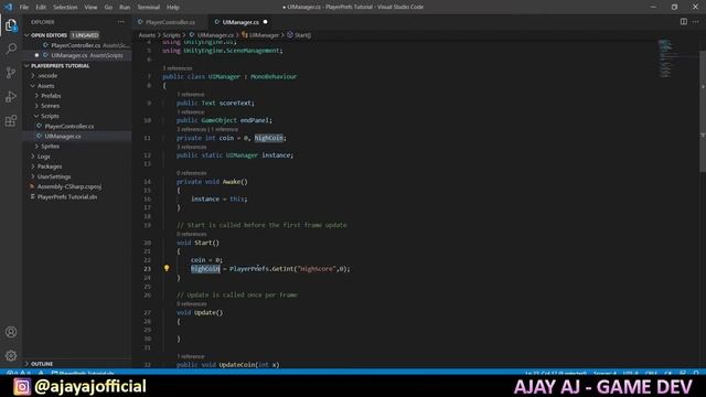 Unity Save System in Tamil Using PlayerPrefs | Unity Game Development Tutorial For Beginner in Tami смотреть онлайн