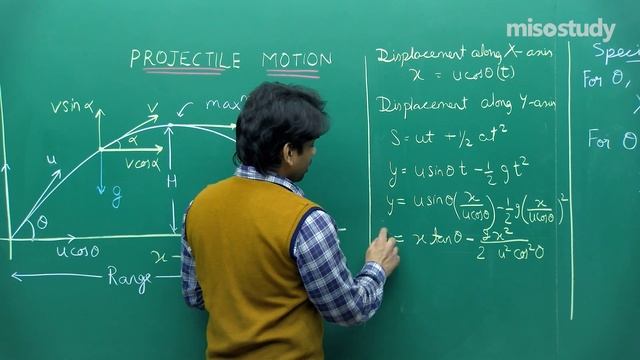 JEE Physics | Projectile Motion | Theory | In English | By Misostudy смотреть онлайн