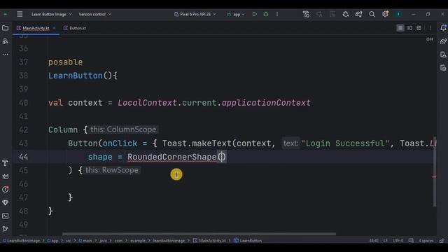 Button & Image Composable in Jetpack Compose | Android Studio смотреть онлайн