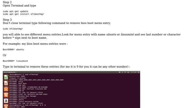 Ubuntu: How to delete Ubuntu from boot menu in UEFI-startup sources? (2 Solutions!!) смотреть онлайн
