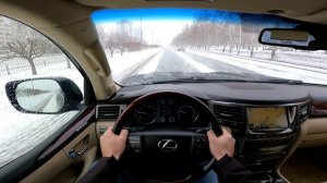 2008 LEXUS LX570 (URJ201) 5.7L (367HP) 3UR-FE POV TEST DRIVE