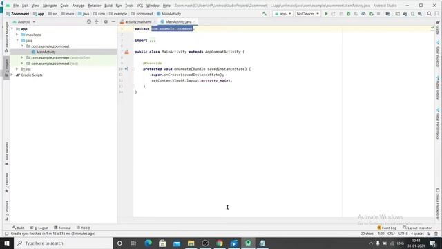 How To Create Video Calling App || Zoom Clone App Part-1 || Creating Project Connect To Firebase