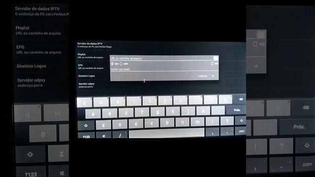 Lista IPTV, utilizando o aplicativo "PERFECT PLAYER" смотреть онлайн