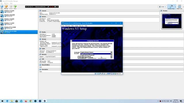 Windows NT 3.51 install VirtualBox смотреть онлайн
