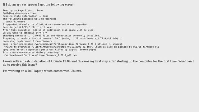Ubuntu: How to solve linux-firmware package upgrade problem? (2 Solutions!!) смотреть онлайн