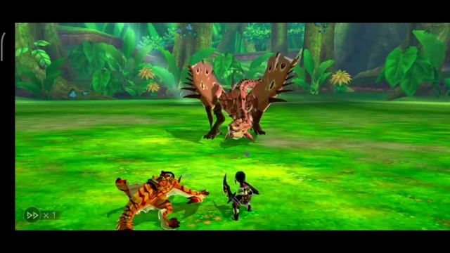 HUNT WITH SPECIAL MONSTER FIRE TIGREX MONSTER HUNTER STORIES ANDROID GAMEPLAY смотреть онлайн