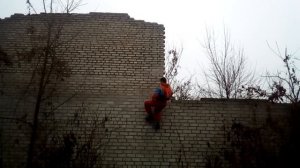 Подъем по вертикальным перилах с использованием прусика