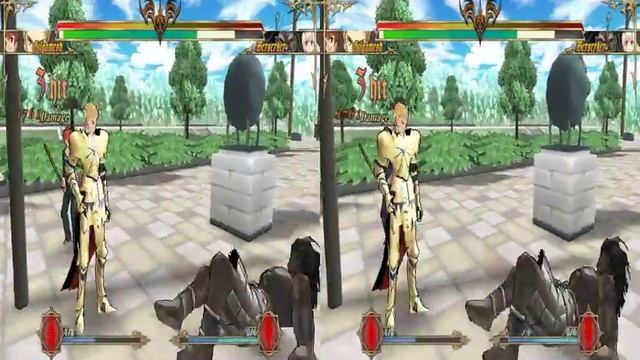 [3D stereo][CRUCIS FATAL FAKE] Gilgamesh&Shiro VS Berserker&Ilya смотреть онлайн