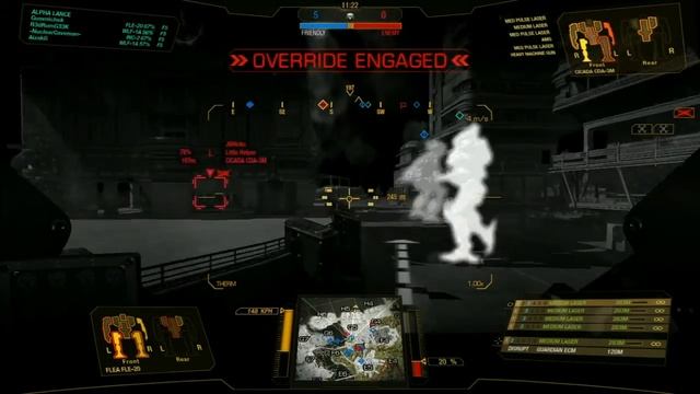 MechWarrior Online. FLE-20 - 5xML+ECM. Приманка для красных. смотреть онлайн